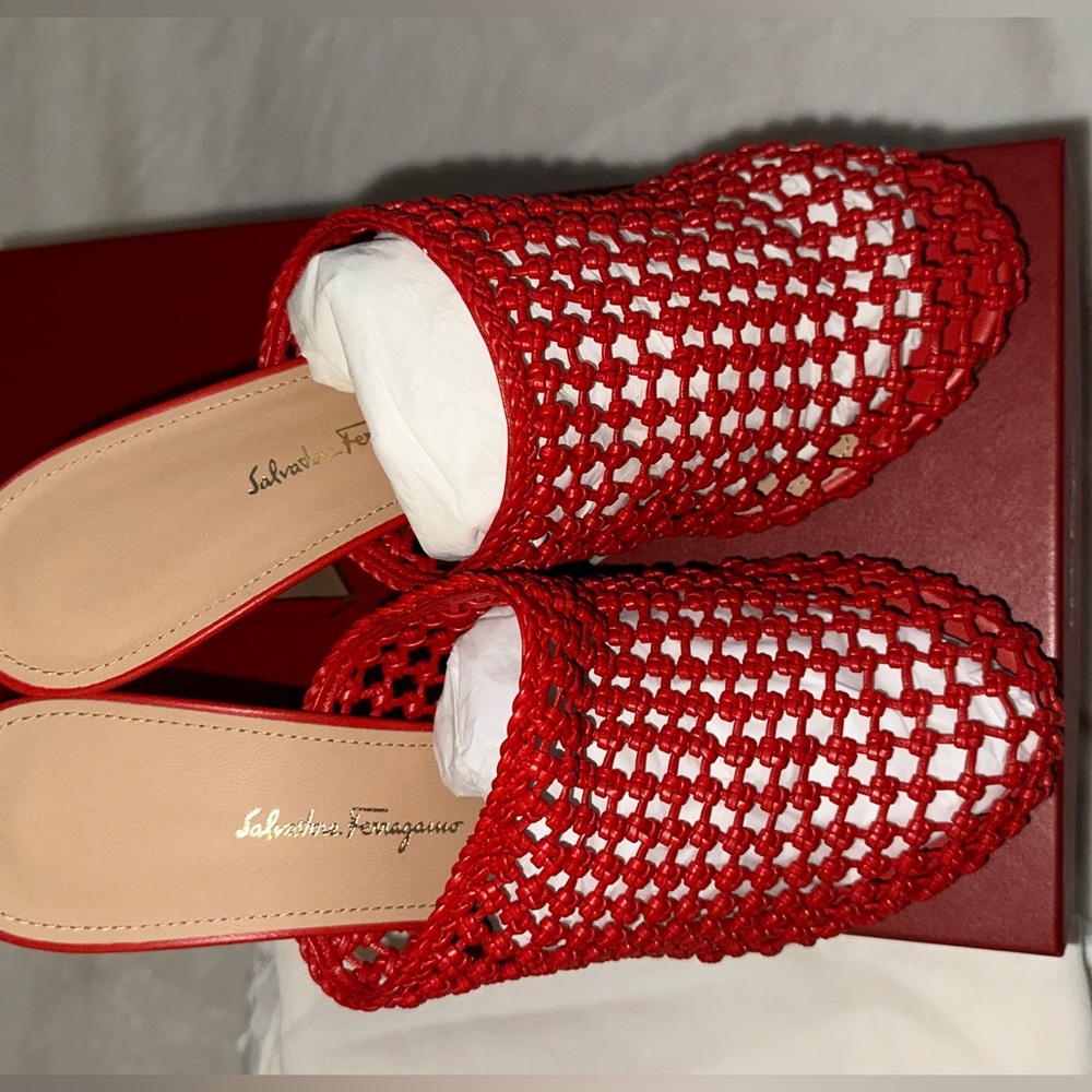 Ferragamo - Ella high-heeled mules